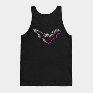 Bat 80s Neon Tank Top